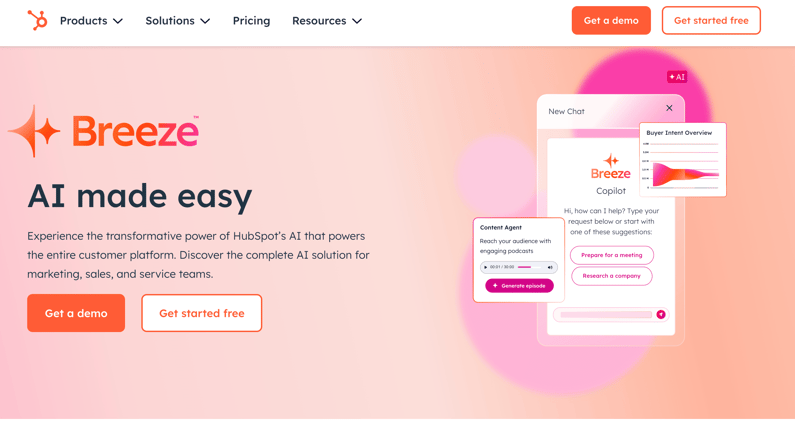 HubSpot AI Breeze