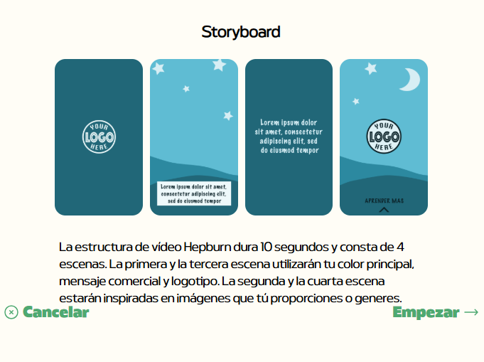 Kuik Ads storyboard