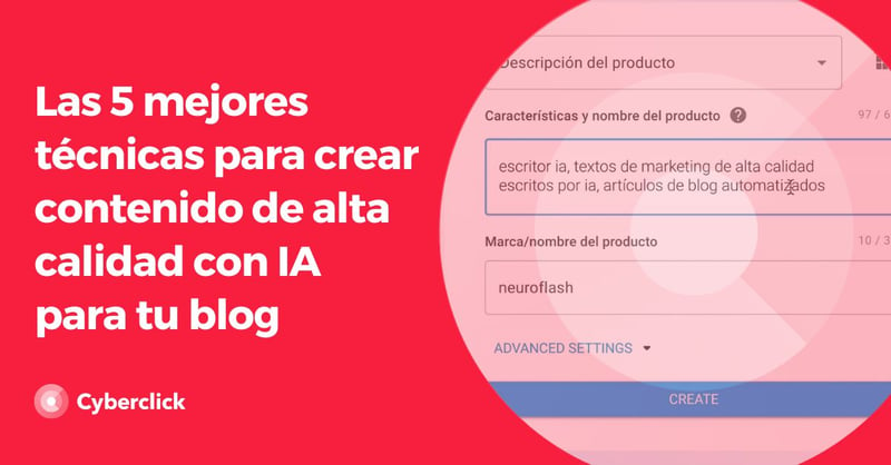 Las 5 mejores tecnicas para crear contenido de alta calidad con inteligencia artificial para tu blog