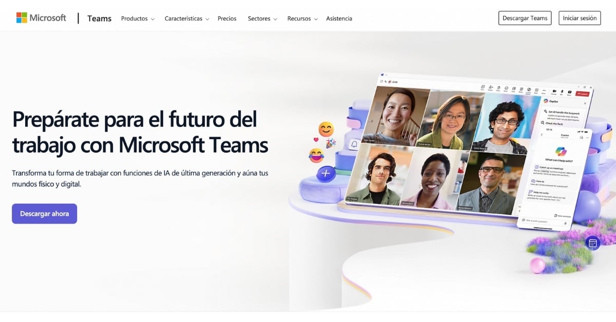 Las mejores alternativas a Slack en 2024 - Microsoft teams