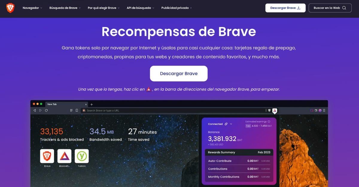 Navegador Brave - tendencias en growth marketing