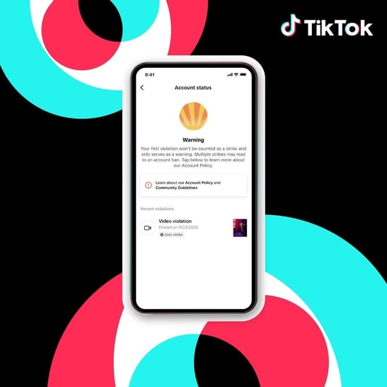 comunidad tiktok error