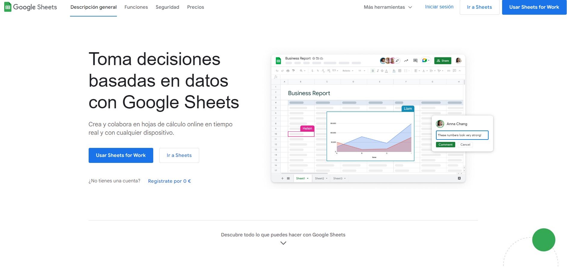 herramientas data scientist google sheets
