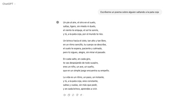 Chatgpt que es poema