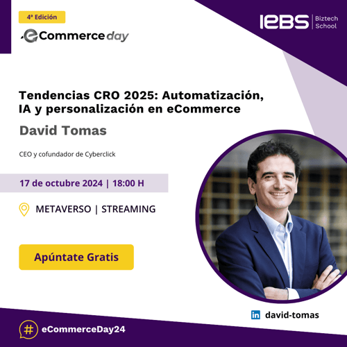 Ponente David Tomas Ecommerce Day 2024